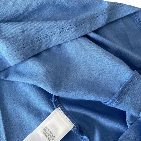 New J Jill Wearever Blue Lotus Dipped Hem Tunic - XSP - Picture 3 of 4